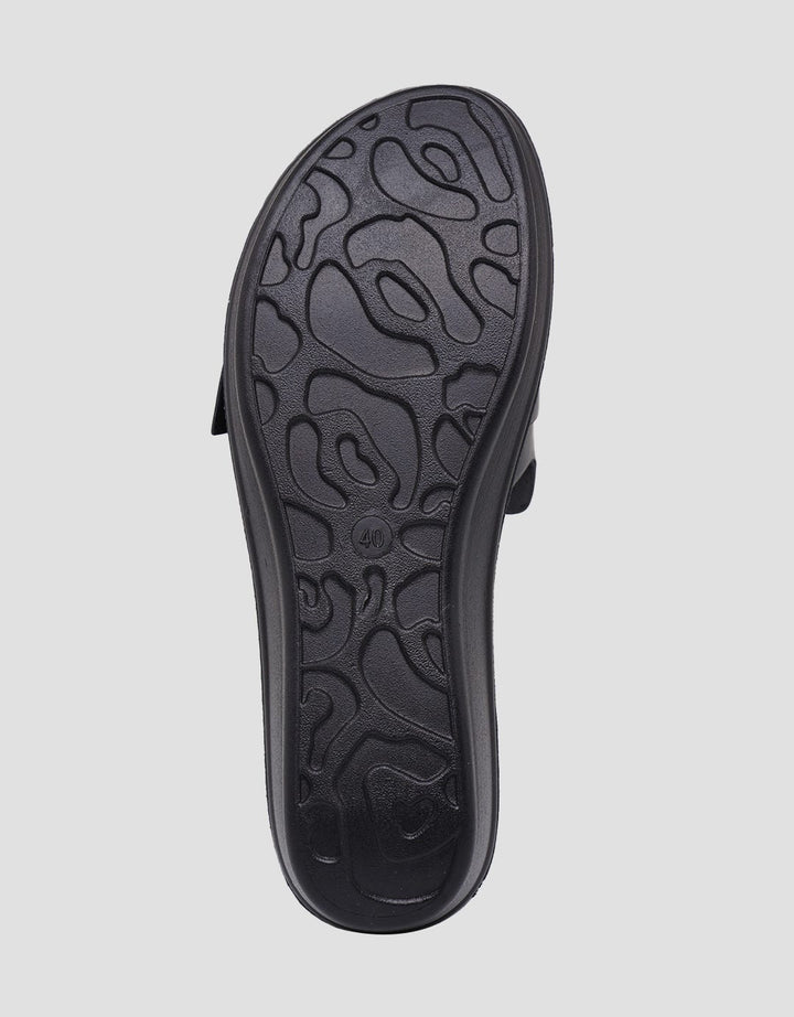 Connexion Gold Buckle Women's Wedge Sandals