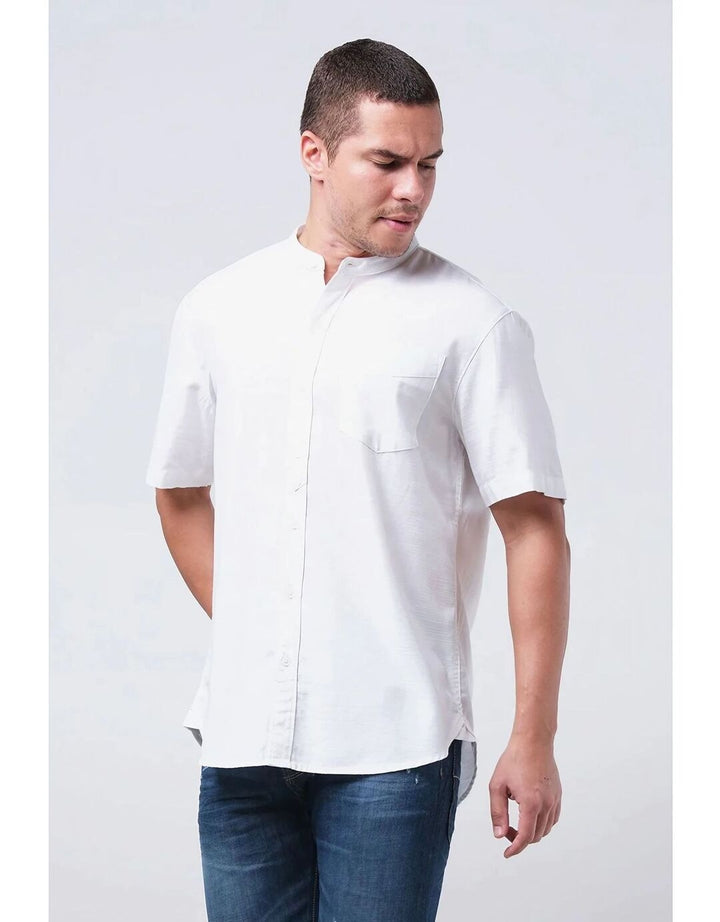 Bombboogie Kemeja Koko Stroyer Polos Pria