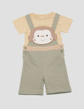 Pipiniko Monkey Coll Jumpsuit Overall Boys