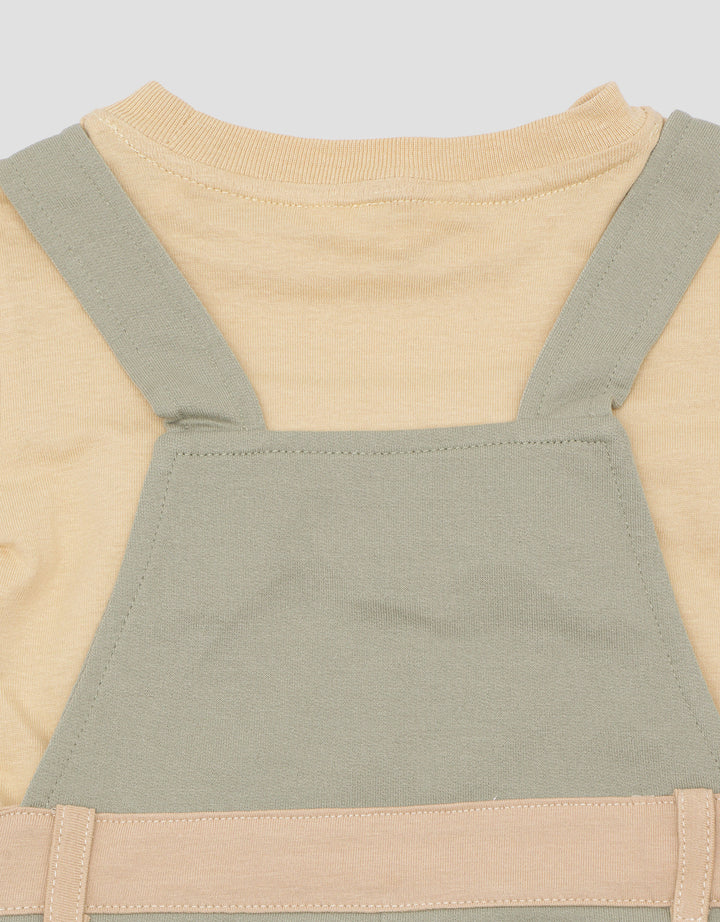 Pipiniko Monkey Coll Jumpsuit Overall Boys