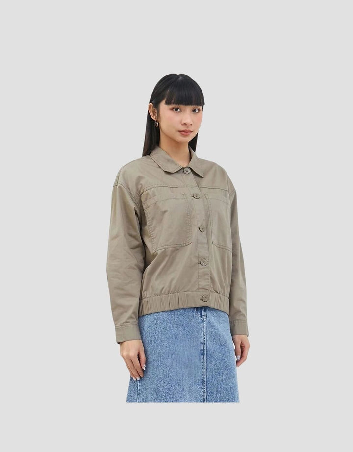 Geela Bianca Plain Women's Long Sleeve Jacket