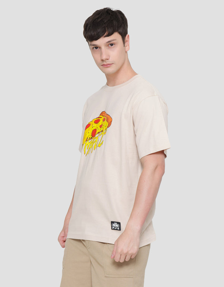 Marvel Marvel - Food Pizza Print Kaos Lengan Pendek Pria