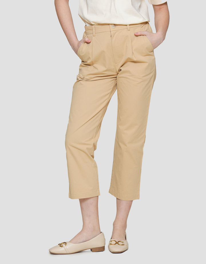 St. Yves Buttoned Baggy Chinos Celana Panjang Wanita