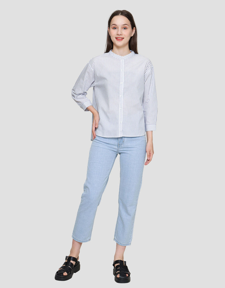 St. Yves Rich Cotton Yarndyed Kemeja Wanita