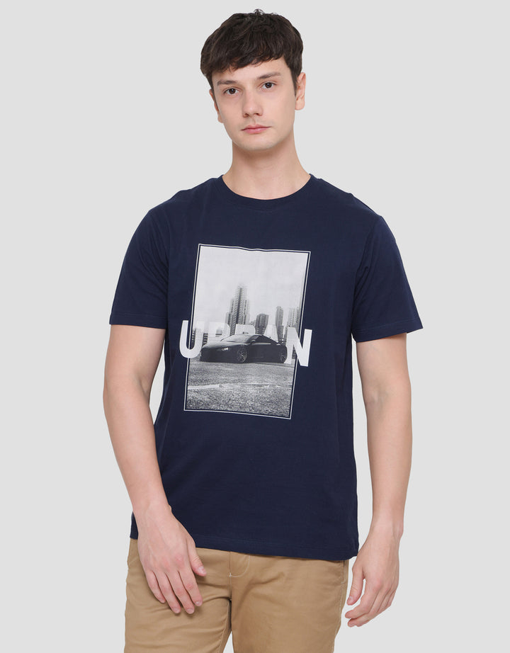 T Zone Photoprint Theme Car 4 Kaos Lengan Pendek Pria