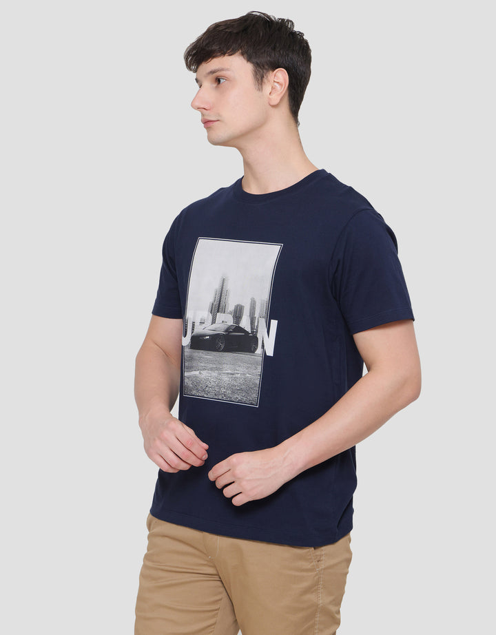 T Zone Photoprint Theme Car 4 Kaos Lengan Pendek Pria