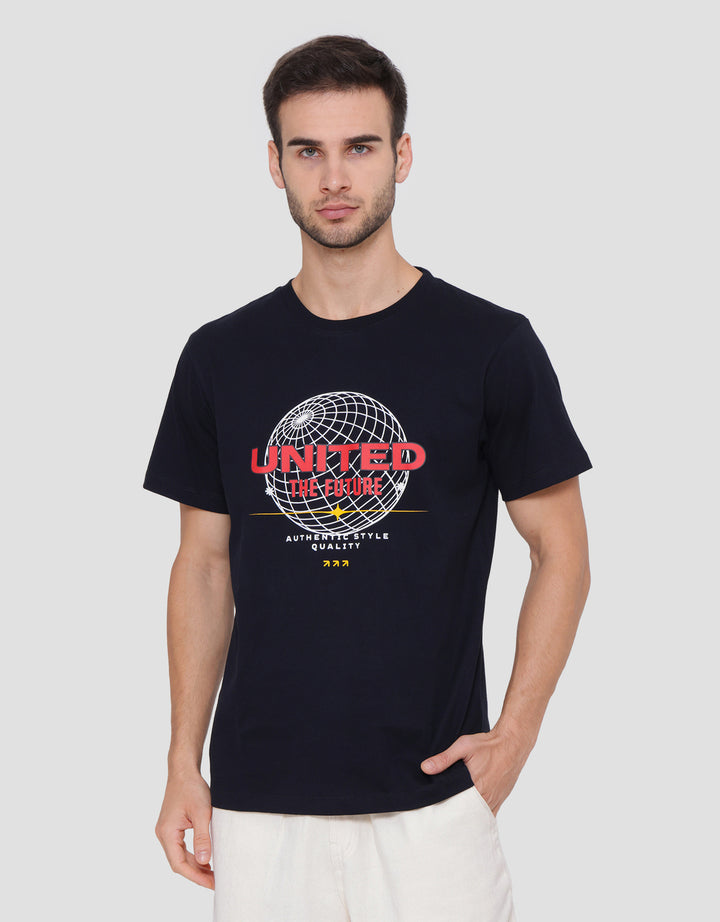 T Zone Print United The Future Men's Short Sleeve T-Shirt