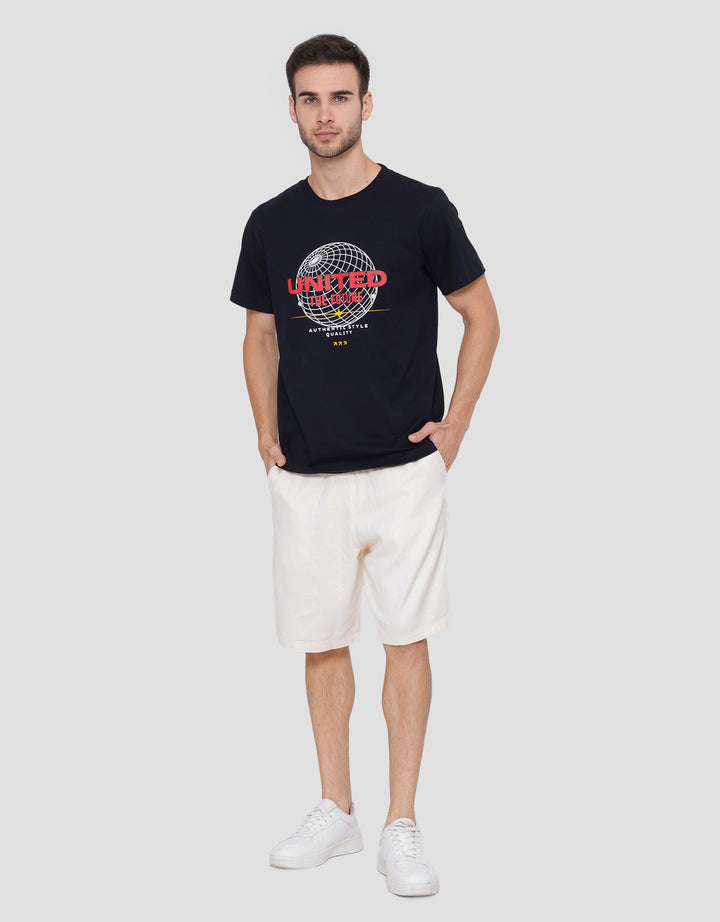 T Zone Print United The Future Men's Short Sleeve T-Shirt