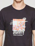 T Zone Print Art Creativity Kaos Pria