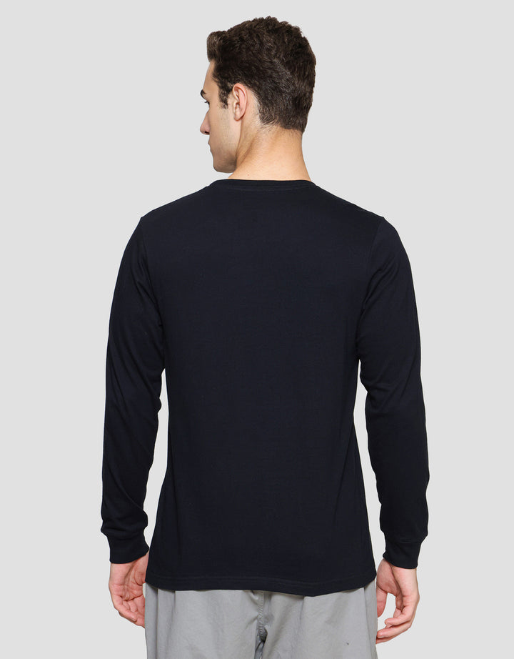 T Zone Print Linear Geometric Positive Kaos Pria