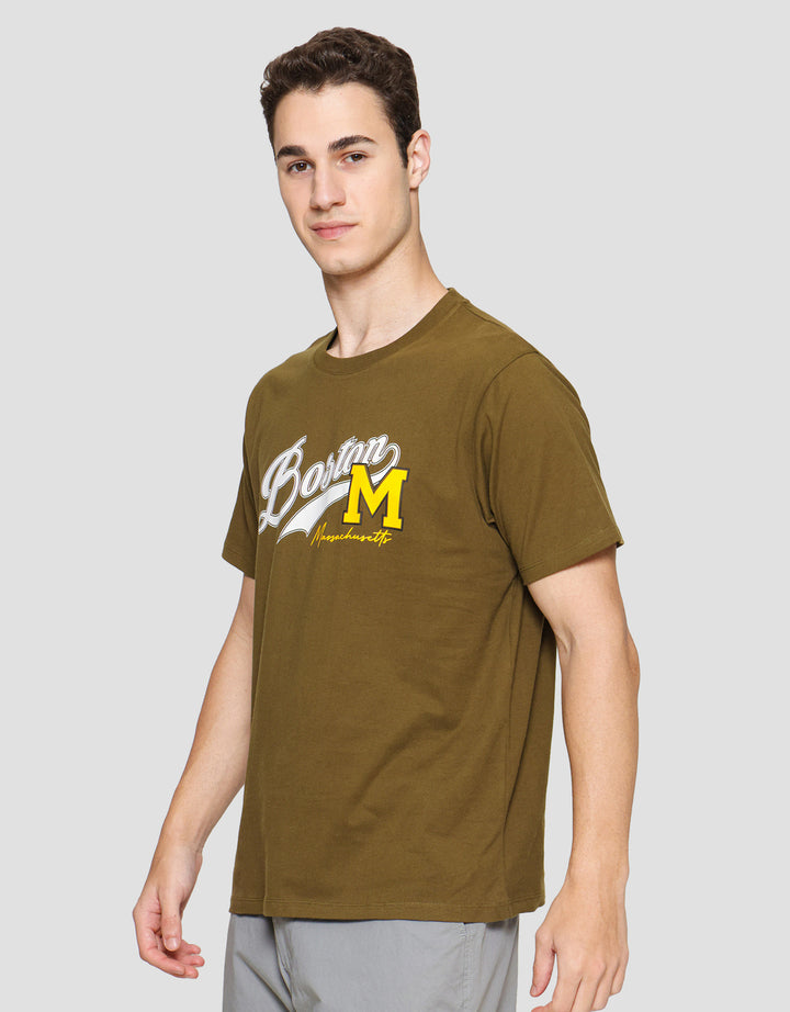 T Zone Varsity Boston 1 Kaos Pria