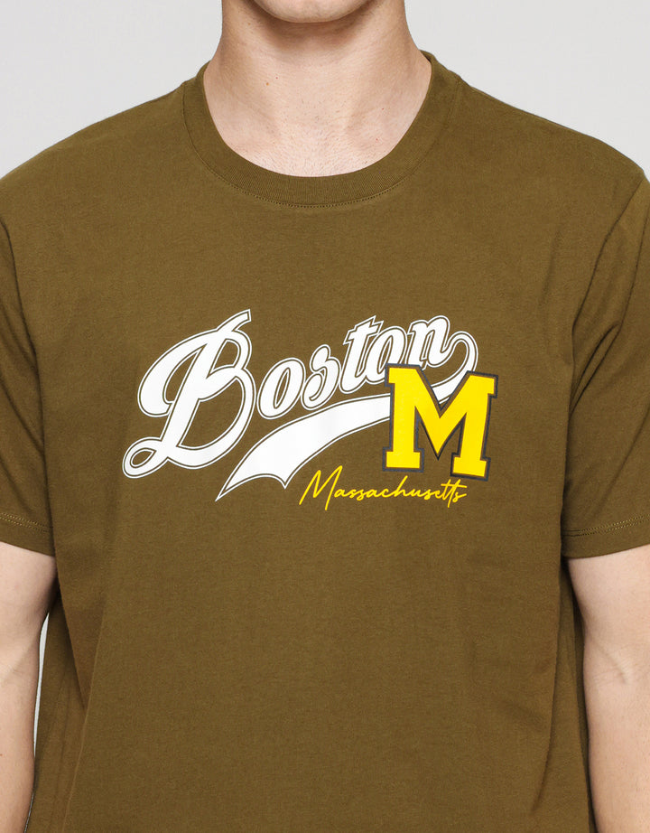 T Zone Varsity Boston 1 Kaos Pria