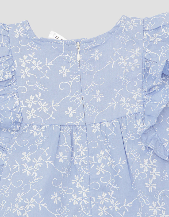 Disney Girls Minnie Print Embro Set Bayi Perempuan