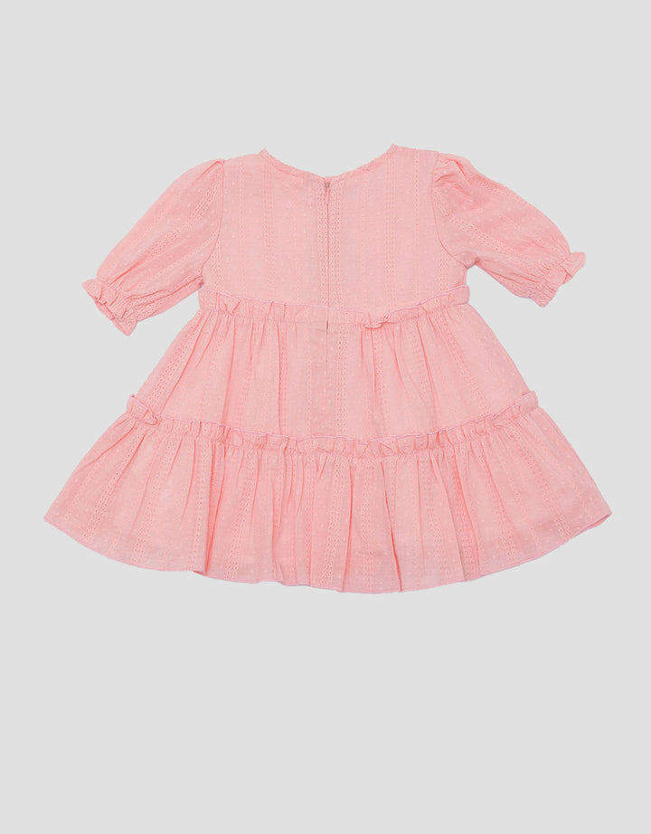 Disney Marie Dress Lengan Pendek Anak Perempuan