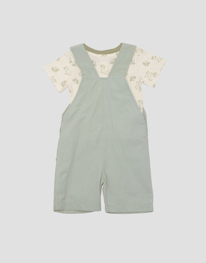Disney Simba Kombi Woven Jumpsuit Overall Bayi Laki-Laki