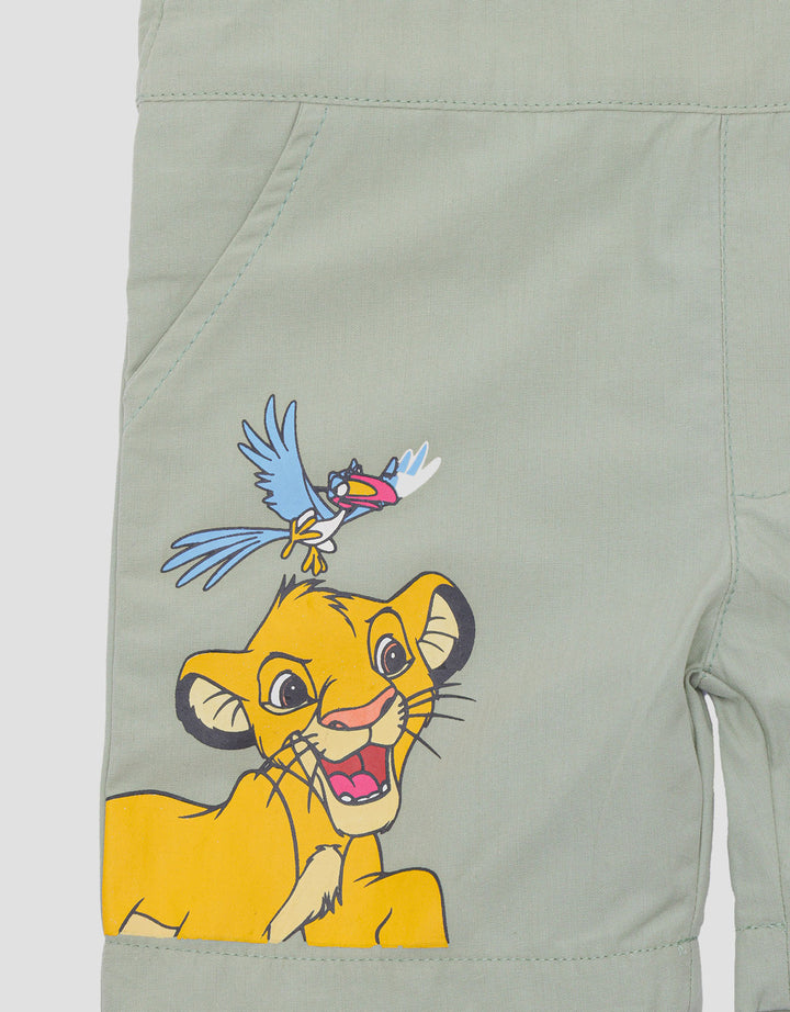 Disney Simba Kombi Woven Jumpsuit Overall Bayi Laki-Laki