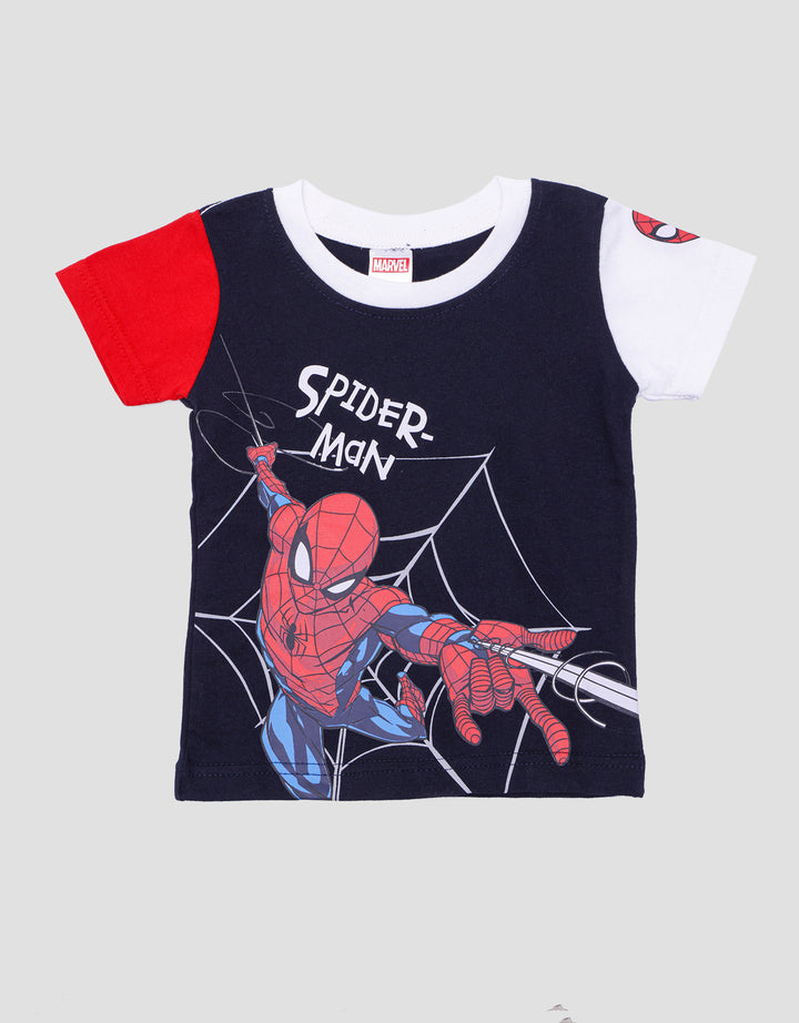 Marvel Spiderman Kaos Lengan Pendek Anak Laki-laki