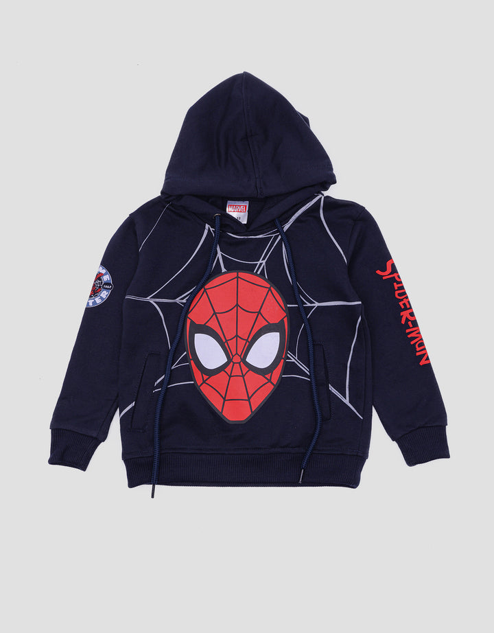 Marvel Hoodie Spiderman Sweater Bayi Laki-Laki
