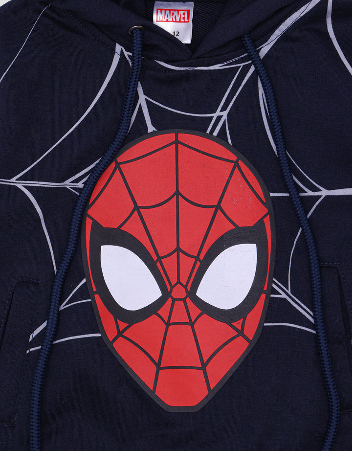 Marvel Hoodie Spiderman Sweater Bayi Laki-Laki