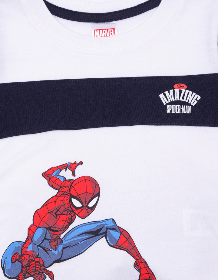 Marvel Cut And Sewn Spiderman Baju Set Bayi Laki-Laki