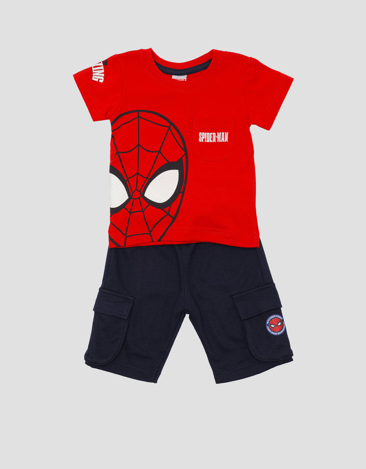 Marvel Spiderman Set Pakaian Anak Laki-laki
