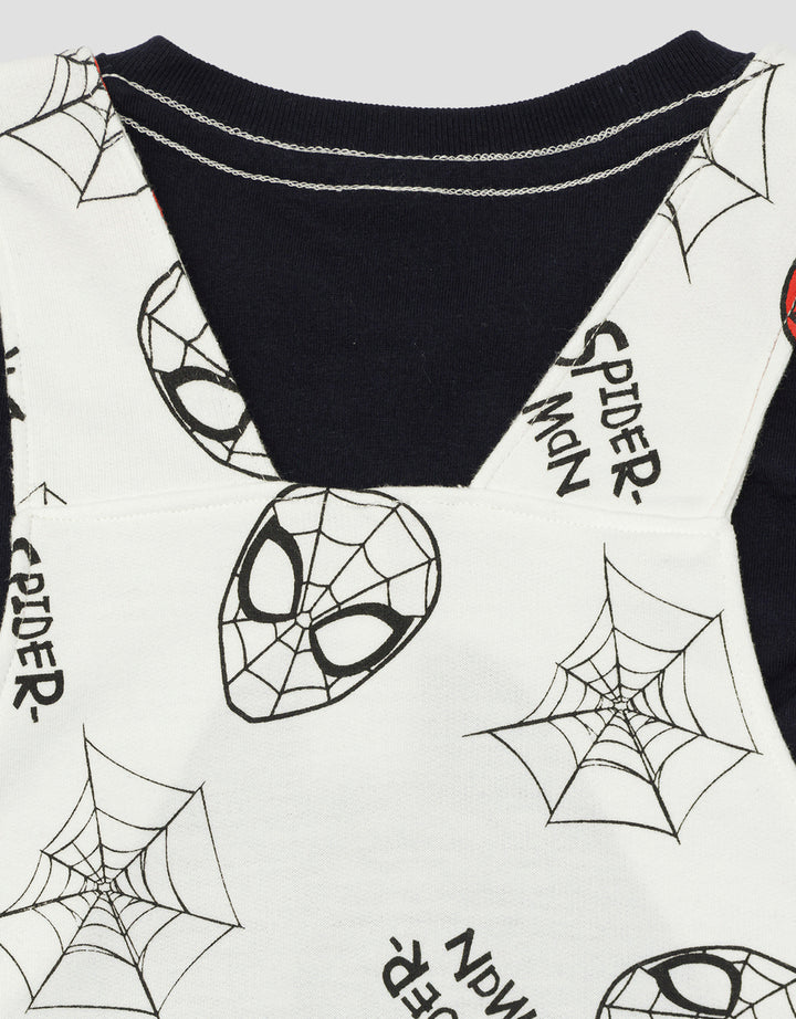 Marvel Overall Fullprint Spiderman Jumpsuit Anak Laki-Laki