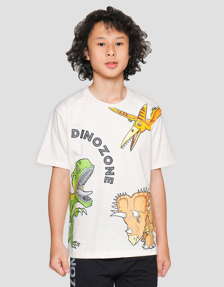 Nevada Dino Zone Kaos Anak Laki-laki