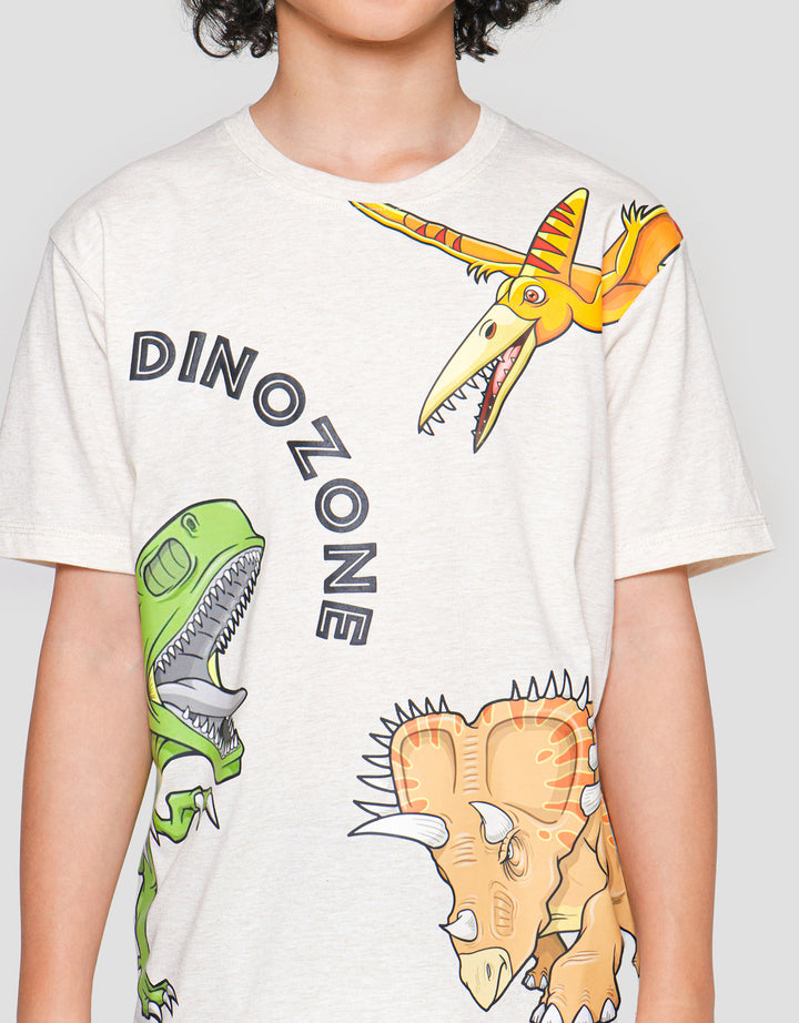 Nevada Dino Zone Kaos Anak Laki-laki