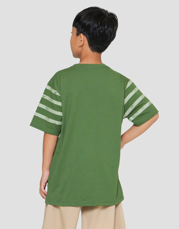 Nevada Dino Zone Salur Kaos Anak Laki-laki