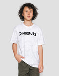 Nevada Print Dinosaurus Flock Kaos Anak Laki-Laki