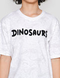 Nevada Print Dinosaurus Flock Kaos Anak Laki-Laki