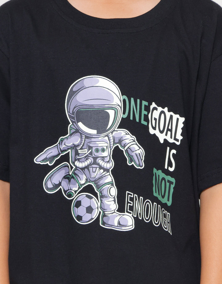 Nevada One Goal Is Not Enough Kaos Lengan Pendek Anak Laki-Laki