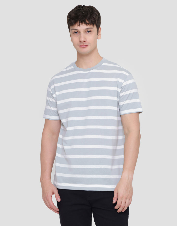 Cole Stripes Jersey Kaos Lengan Pendek Pria