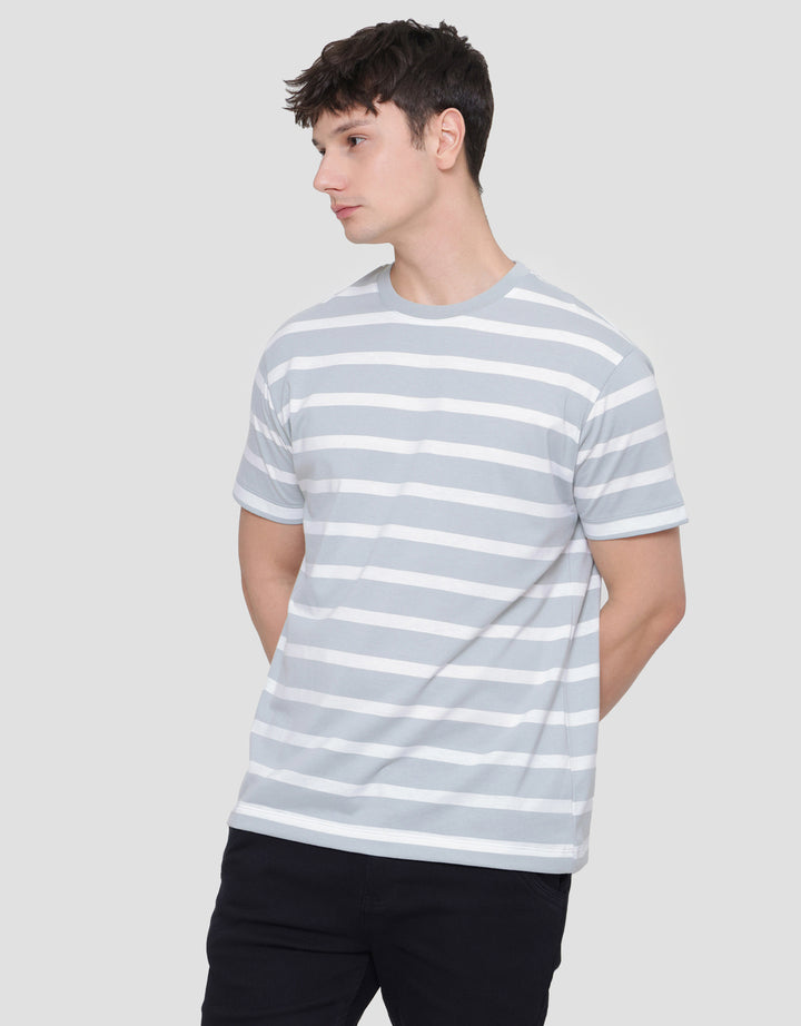 Cole Stripes Jersey Kaos Lengan Pendek Pria