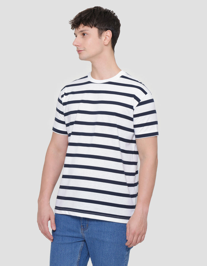 Cole Stripes Jersey Kaos Lengan Pendek Pria