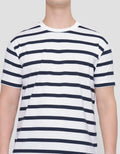 Cole Stripes Jersey Kaos Lengan Pendek Pria
