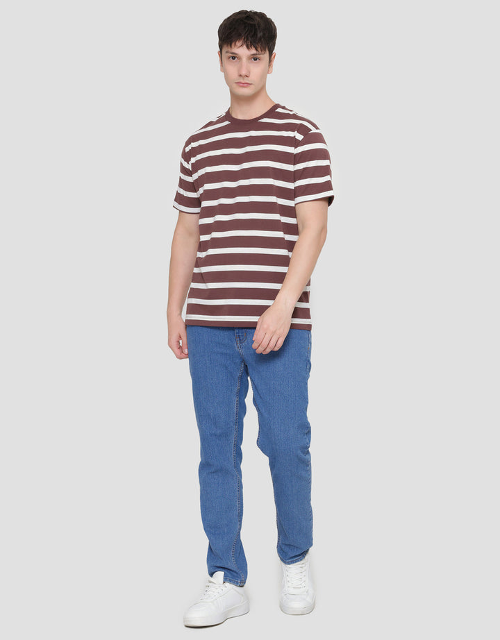 Cole Stripes Jersey Kaos Lengan Pendek Pria