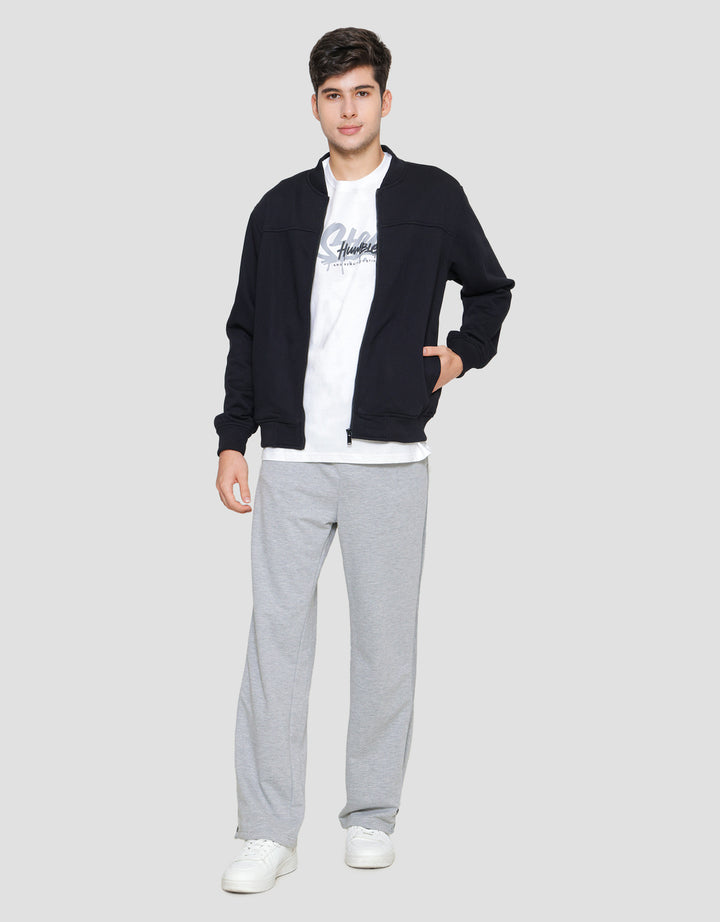 Cole Knit Interlock Basic Jaket Pria
