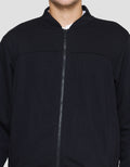 Cole Knit Interlock Basic Jaket Pria