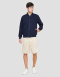 Cole Knit Interlock Basic Jaket Pria