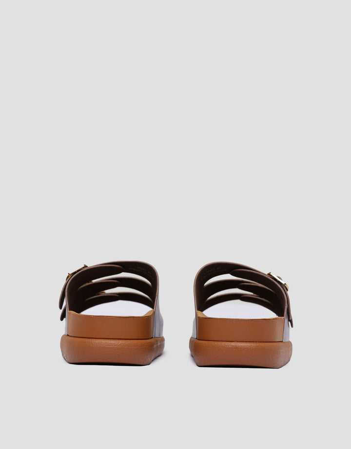 St. Yves Three Buckle Sandal Slipper Wanita