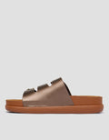 St. Yves Three Buckle Sandal Slipper Wanita