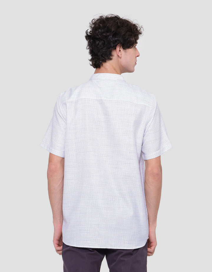 Cole Yoke Stripe Baju Koko Pria