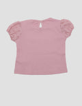 Little M Ribbed With Embroidery Blouse for Girls