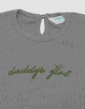 Little M Ribbed With Bordir Blouse Anak Perempuan