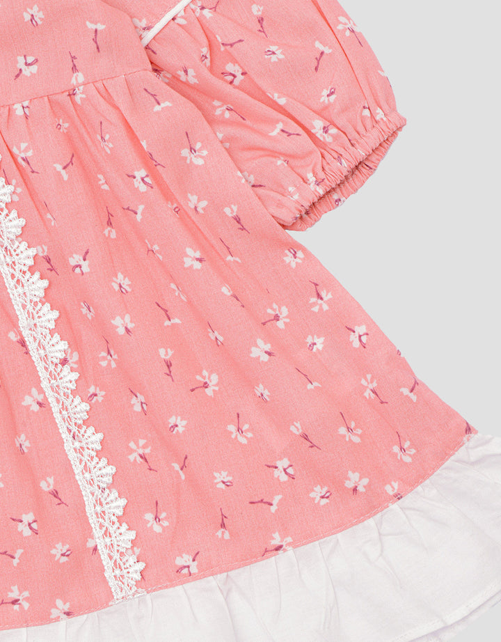 Little M Balon Flower Dress Bayi Perempuan