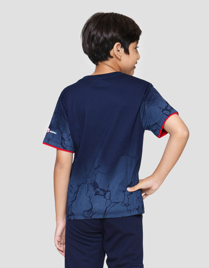 Marvel Avenger Capt Amrik Kaos Lengan Pendek Anak Laki-laki