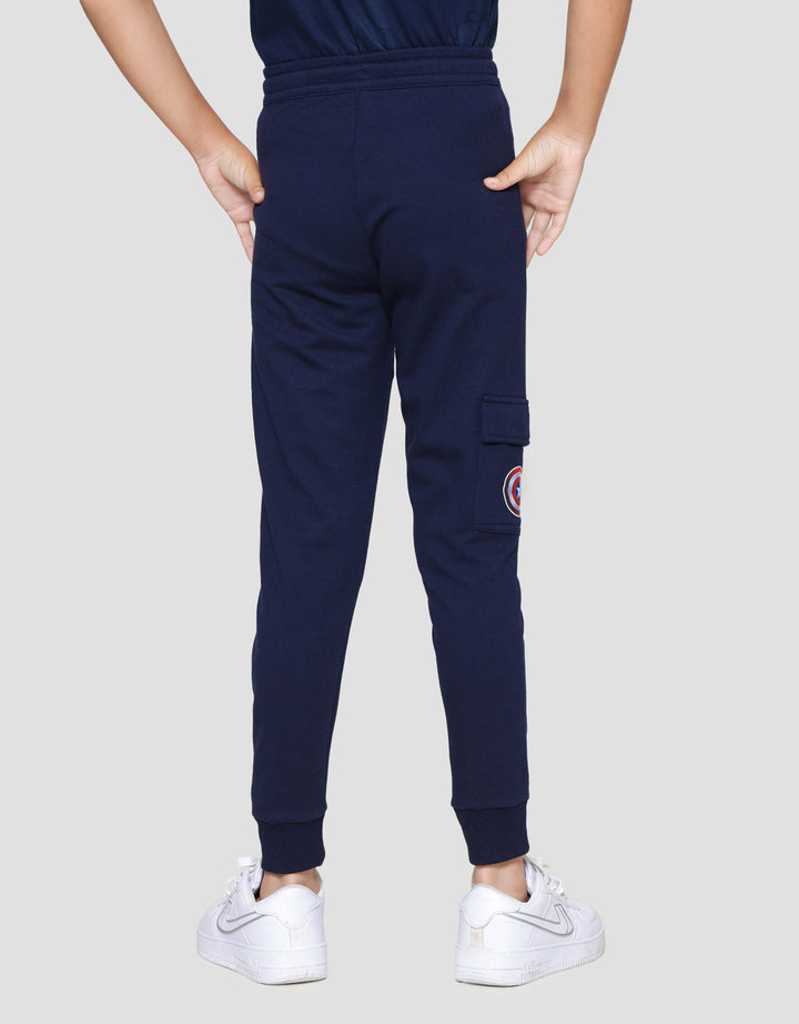 Marvel Knit Avengers Captain America Celana Panjang Anak Laki-Laki