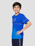 Marvel Avenger Logo Half Embro Marble Emboss Kaos Anak Laki-laki