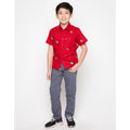 Arjuna Weda Hem Batik Anak Barong Merak